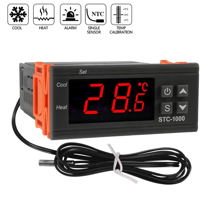 Lab Incubator - Pengontrol Suhu Digital LED Smart STC-1000