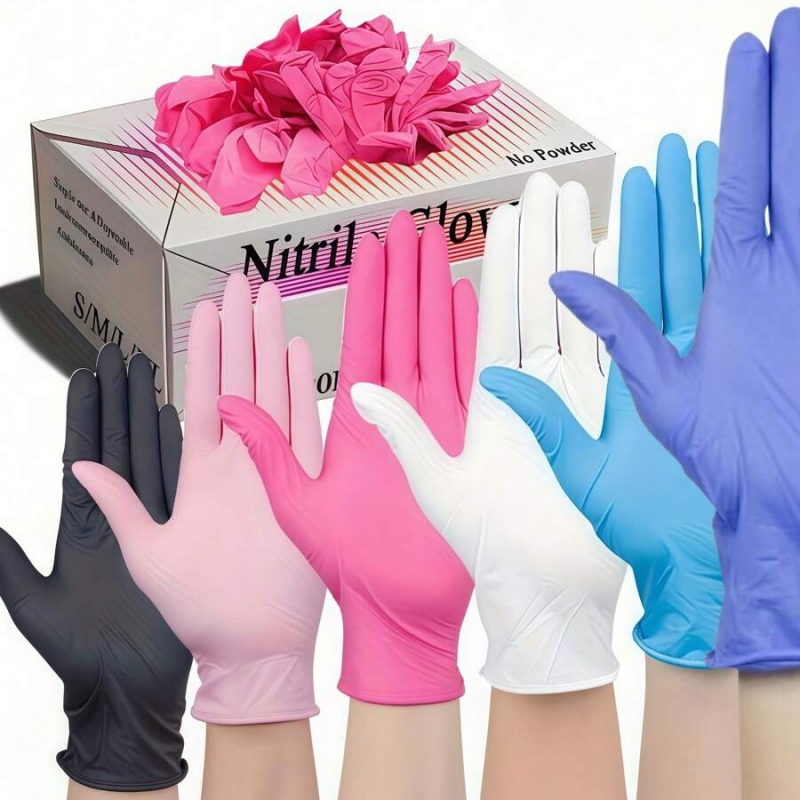 Medical Gloves - 100 Buah Sarung Tangan Nitril Sekali