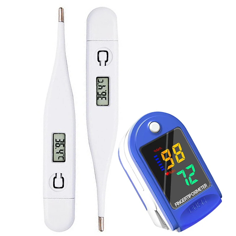Pulse Oximeter - Termometer bayi Digital, pengukur suhu bayi