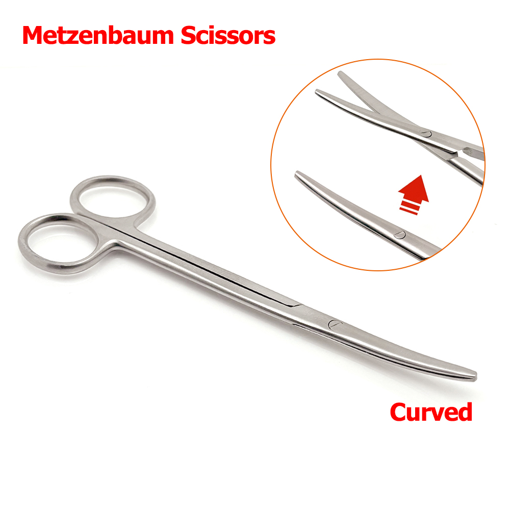 Medical Scissors - Gunting Metzenbaum Tc 14Cm Melengkung untuk