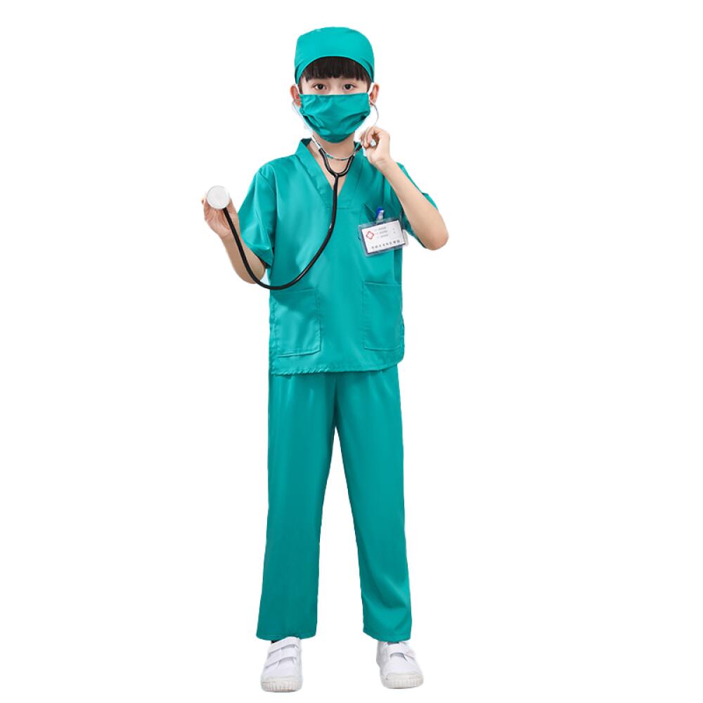 6PCS Set Seragam Dokter Kostum - Surgical Mask ulasan dan harga