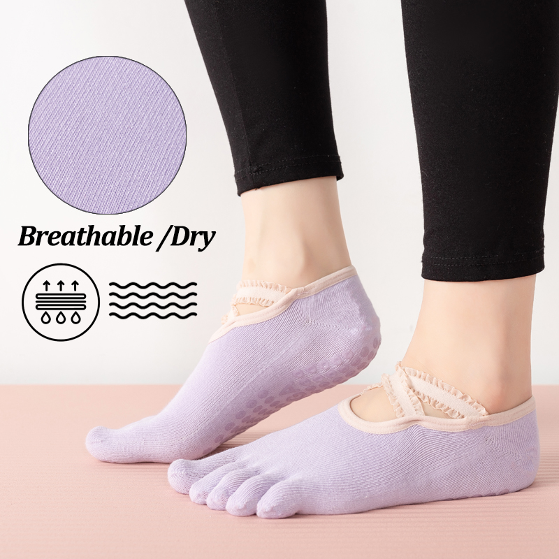 Kaus Kaki Pilates Anti Selip W - Medical Tape ulasan dan harga