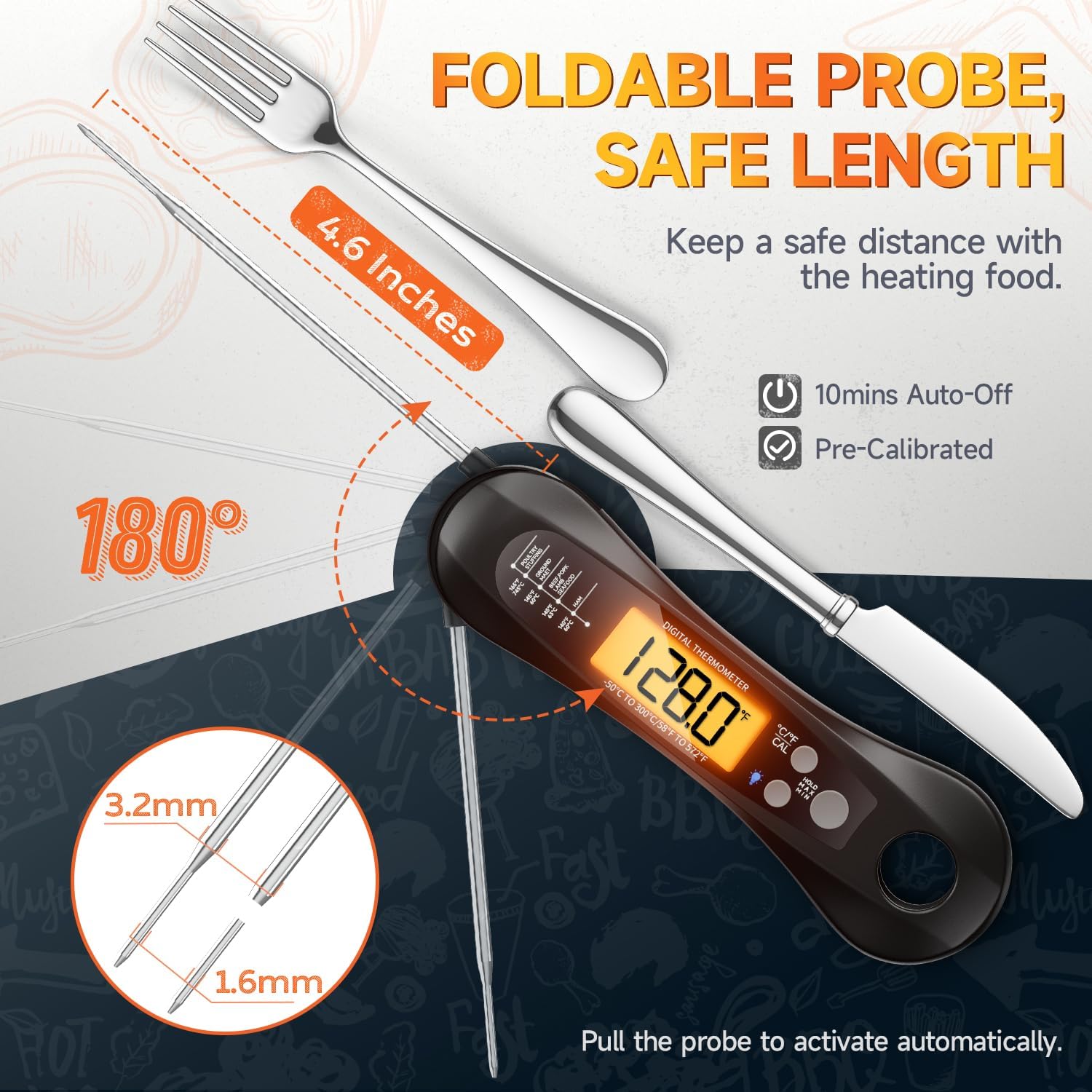 Termometer baca daging Digital - Thermometer Digital ulasan dan harga