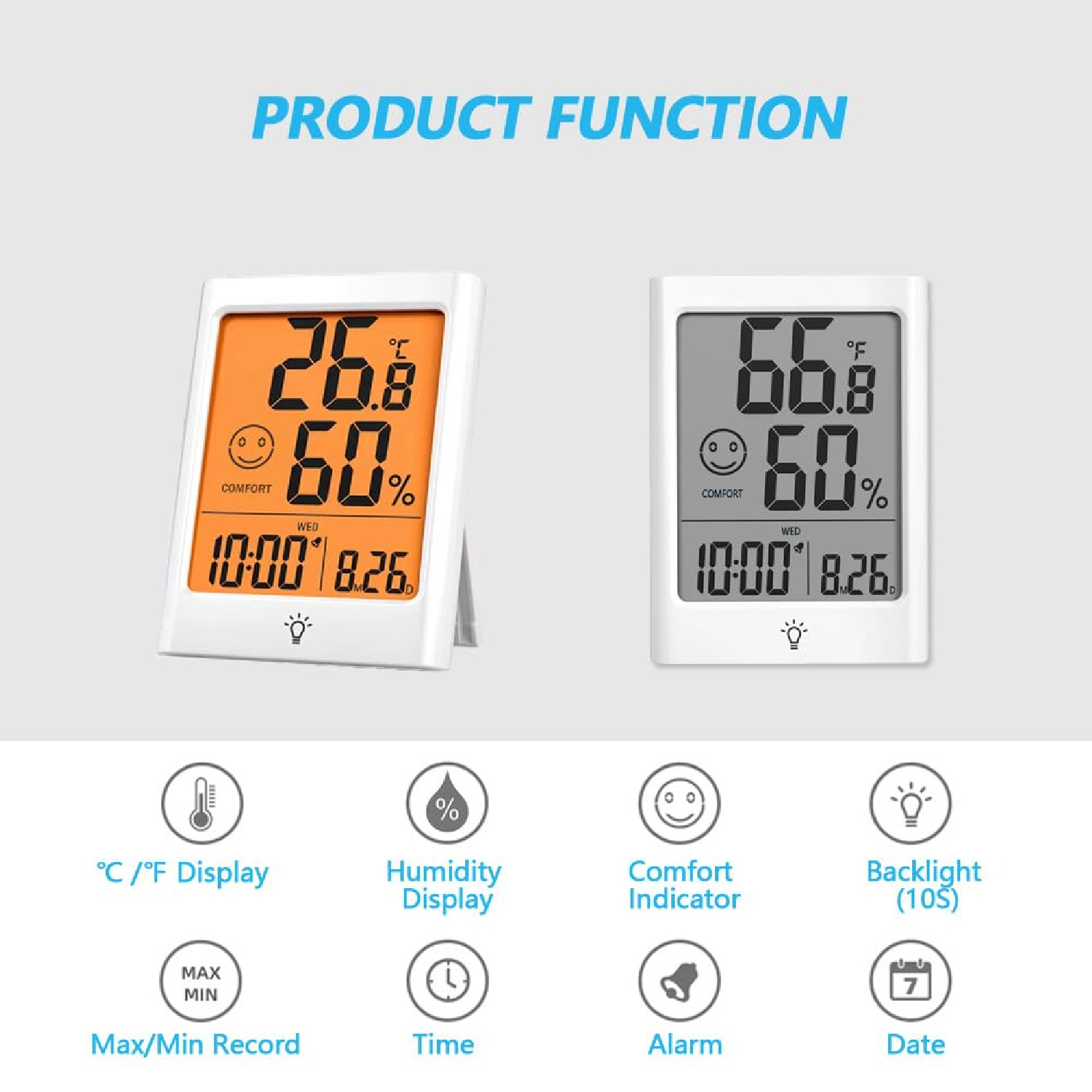 Termometer dan Higrometer Digi - Thermometer Digital ulasan dan harga