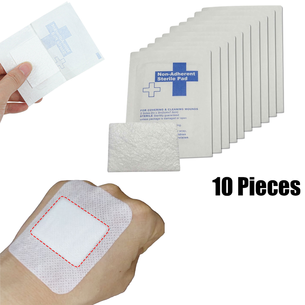 10 Buah 5*7.5Cm 100% Katun Ban - Medical Tape ulasan dan harga